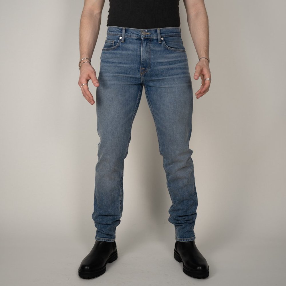 BLDWN Modern Skinny Jeans in Mid Blue Wash 31x34